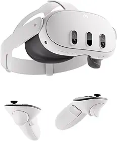 Meta Quest 3 512GB Branco - Tela 4K, Cameras Coloridas, Console Portátil - Android, Compatível com Computador Pessoal