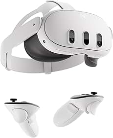 Meta Quest 3 512GB Branco - Tela 4K, Cameras Coloridas, Console Portátil - Android, Compatível com Computador Pessoal