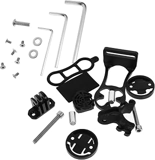 CIYODO 1 Conjunto De Suporte Para Computador De Bicicleta Suporte Para Bicicleta Acessório Para Bicicleta Peça De Bicicleta Cronômetro Guidão Base De Extensão Liga De Alumínio