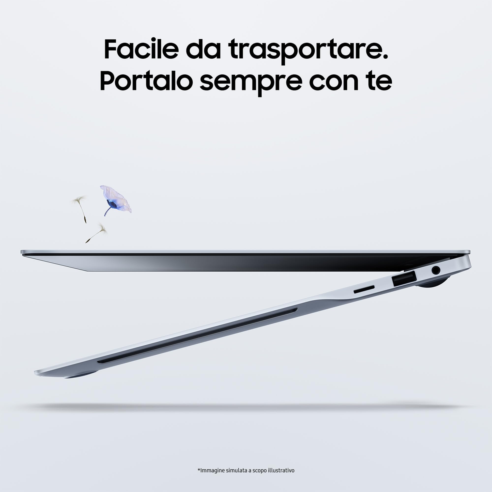 Samsung Galaxy Book4 Edge Notebook 15.6" Snapdragon X 16GB RAM 512GB SSD Windows 11 Home Sapphire Blue