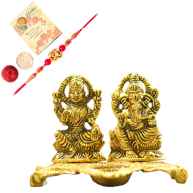 ARCHIES Rakhi for Brother on Rakshabandhan | Laxmi Ganeh JEE Combo Set with 1 Special Rakhi for Bhaiya/Bro/Bhai with Card (Pack of 4) AR-90 (B0B3N45JN9) Amazon Price History, Amazon Price Tracker