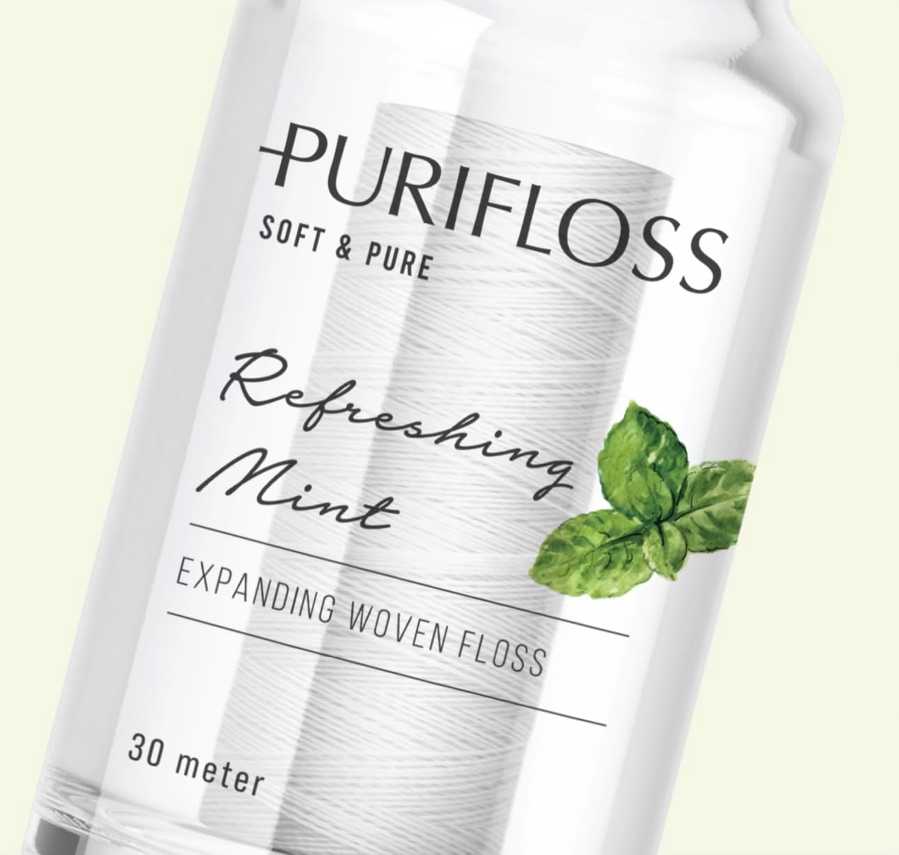 Premium Expanding Woven Dental Floss – PTFE & PFAS Free – Mint Flavor & Strawberry Scent, Eco-Friendly, Vegan, Cruelty-Free – Dentist Recommended – 33 Yards (4-Month Supply)