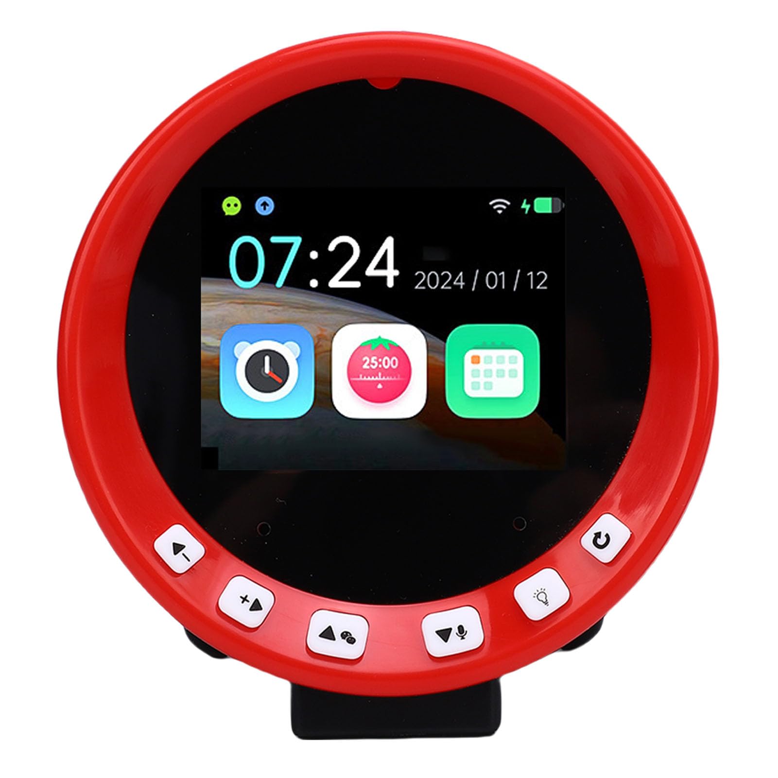 Cocoarm Reloj despertador inteligente gestor de tiempo AI activado por voz digital con función educativa temprana y batería 1500mAh para estudiantes organizador de planificación de estudio