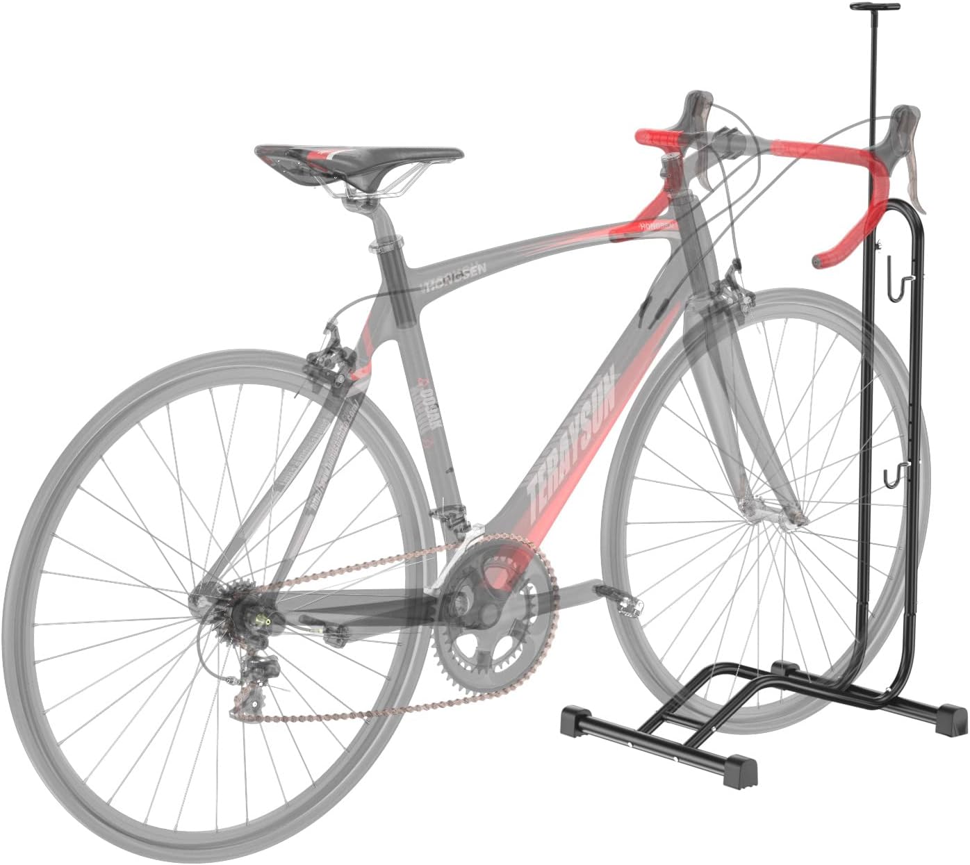 Amazon.com: teraysun Bike Floor Parking Rack, L -Shaped Disassembly ...