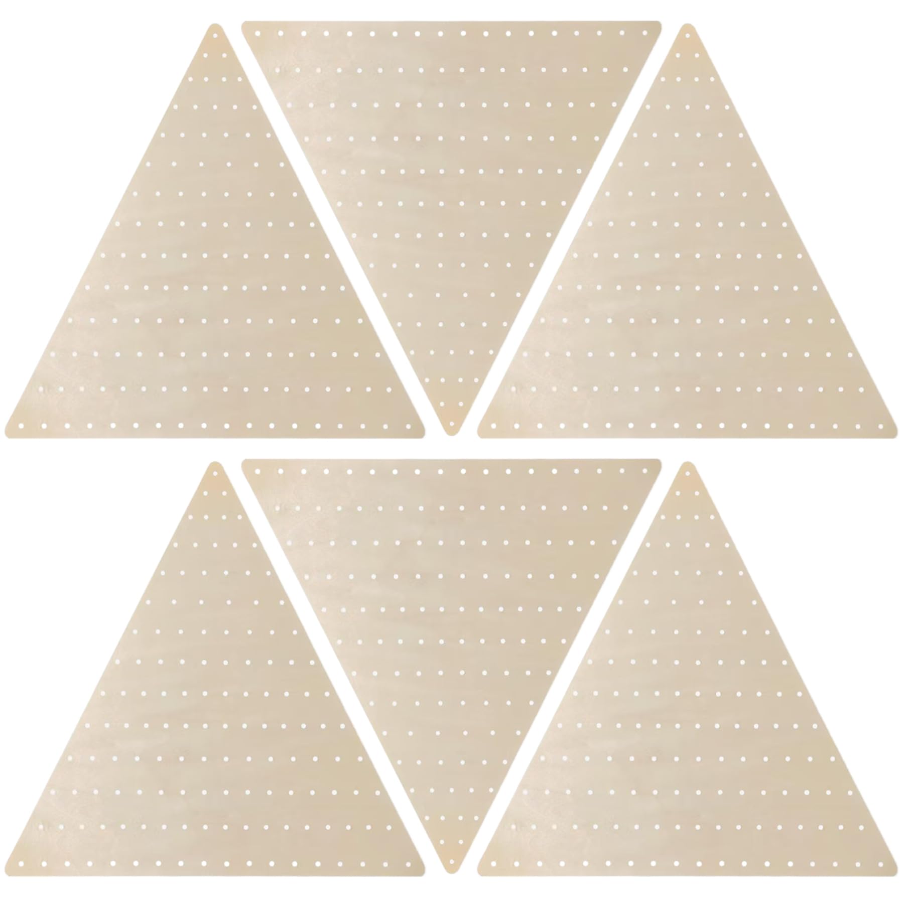 6pcs Boards en couronne en bois support couronne de fleurs et suspension murale de Noël