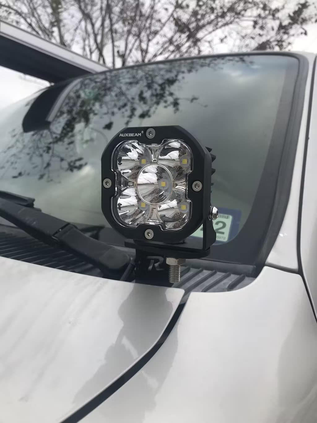 Black Steel Ditch Light Brackets For 1996-2002 Toyota 4Runner – Hood Pod Mounts With Bolts