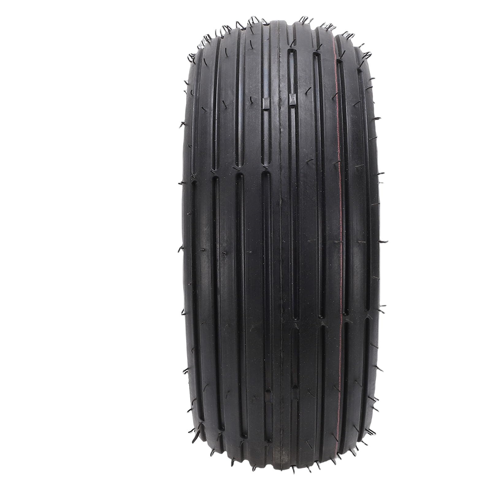 Conjunto de Llanta y Rueda de 15x6.00 6, Llanta para Cortacésped de Caucho Metálico Resistente con Cubo Centrado de 3 Pulgadas y Bujes de 3/4 de Pulgada, para Tractor de Jardín