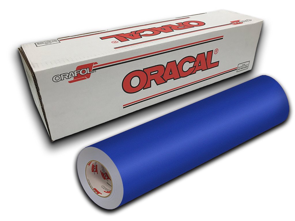 Oracal 631 Exhibition Cal Matte Finish - 12" x 10ft - Brilliant Blue 086