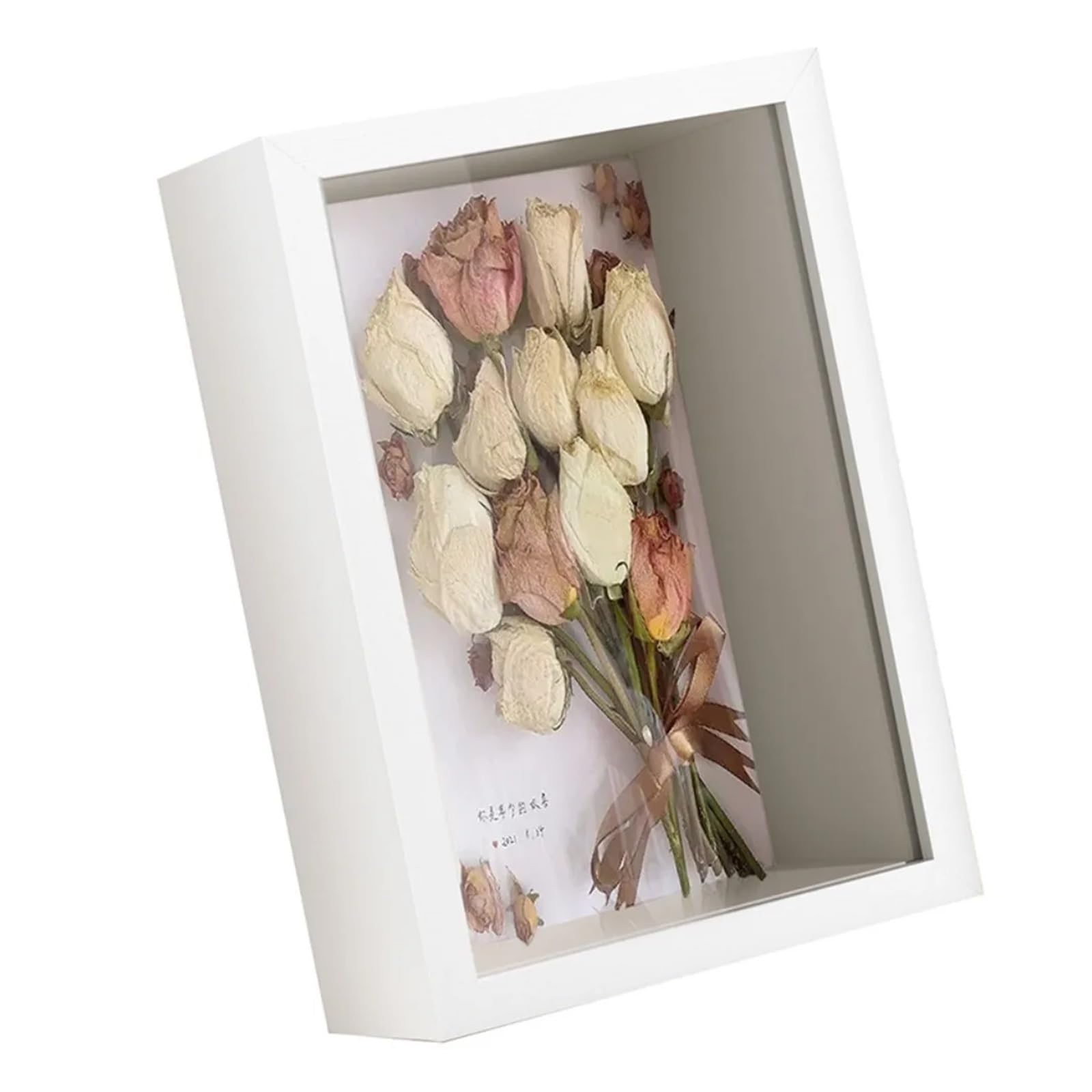 Gablota typu „shadow box”, Deep Box Photo Frames Multicolor 7-10 Inches(White 3cm Thick,10 inches)