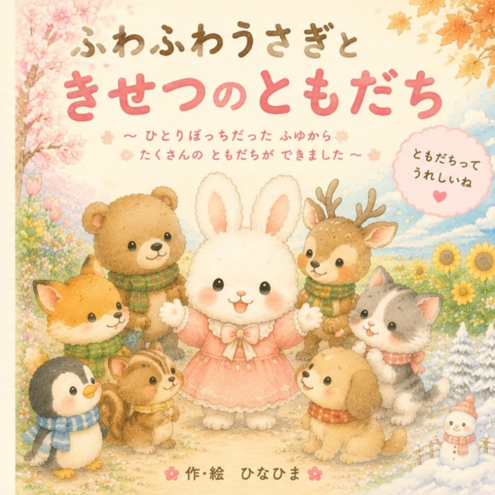 ふわふわうさぎときせつのともだち