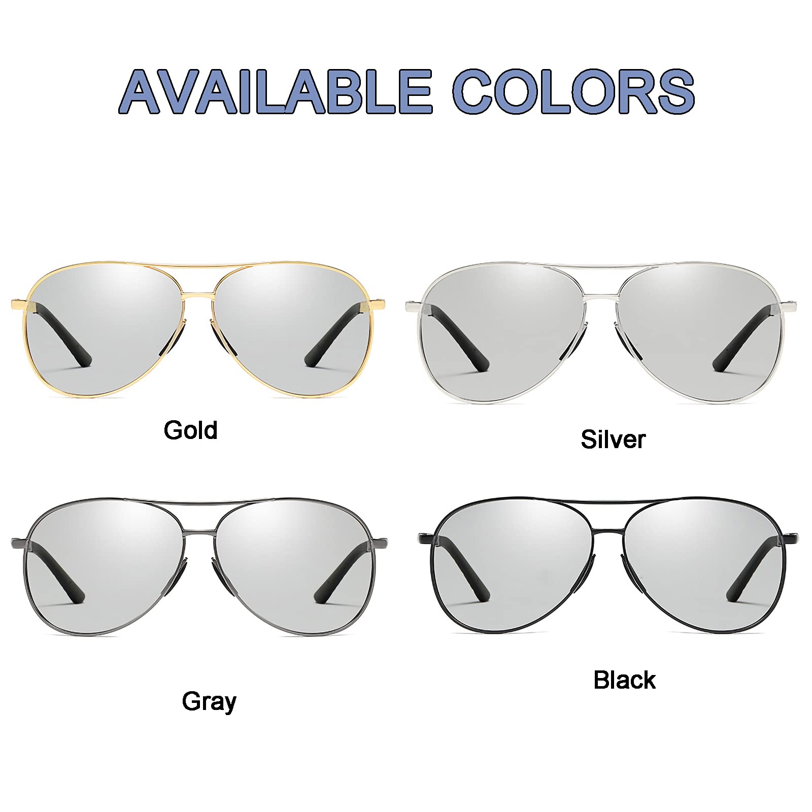 Progressive multifokale Lesebrille, photochrome Sonnenbrille, Federscharnier, leichte Übergangsbrille, intelligente Lesebrille gegen Verfärbungen, Schwarz, +2,00 (Gold 1,5)