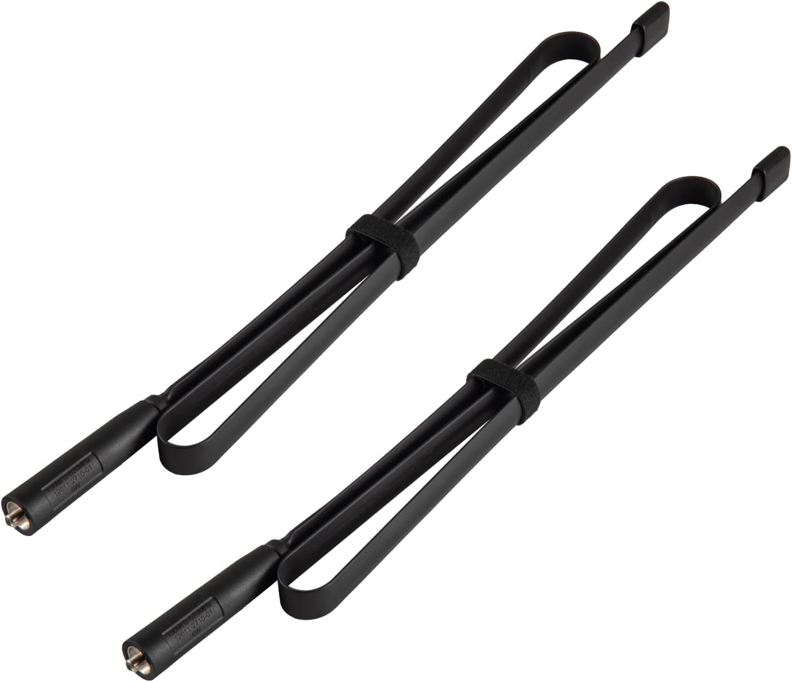 2-Pack 42.5 Inch Foldable CS Tactical SMA Female Ham Radio Antenna Dual Band VHF UHF 136-520MHz Antenna for Baofeng UV-5R BF-F8HP BF-888S 5RM K5PLUS UV-5G Plus Ham Two Way Radio