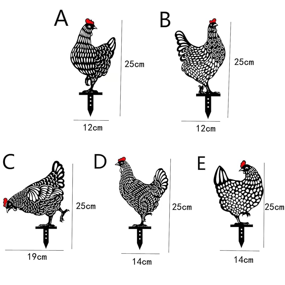 Amazon | DUOLEIMI ガーデンオーナメント 鶏 ガーデン置物 庭の