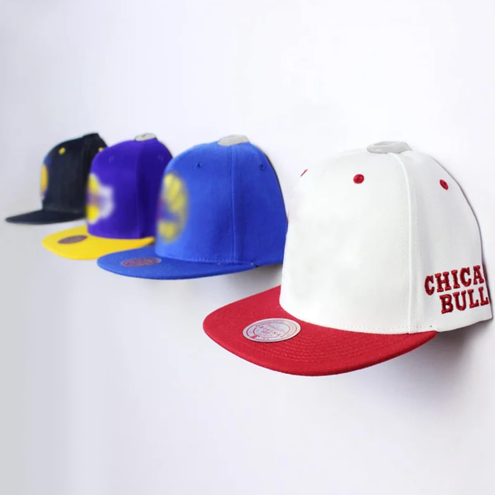 Soporte de Pared para Sombrero 20 PCS Autoadhesivos Porta Gorras Ganchos Organizador Sombrero Montado en Pared Cuelga Gorras de Béisbol para Gorras, Llaveros, Bufandas para Auriculares