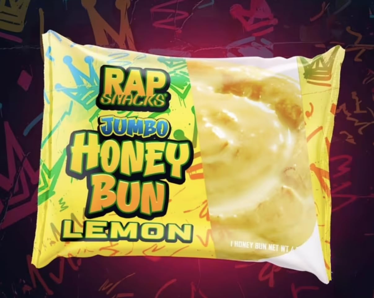 Amazon.com : Rap Jumbo Honey Bun, Lemon Flavor, Sweet Pastry Snack