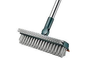 55.9 Inch Floor Scrub Brush with Telescopic Handle