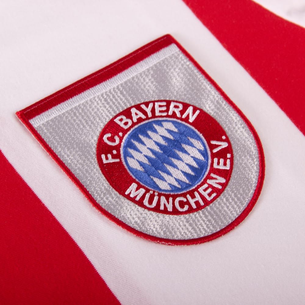 FC Bayern München Retro Trikot 1971-72 Rot/Weiß I Fußball Größe S