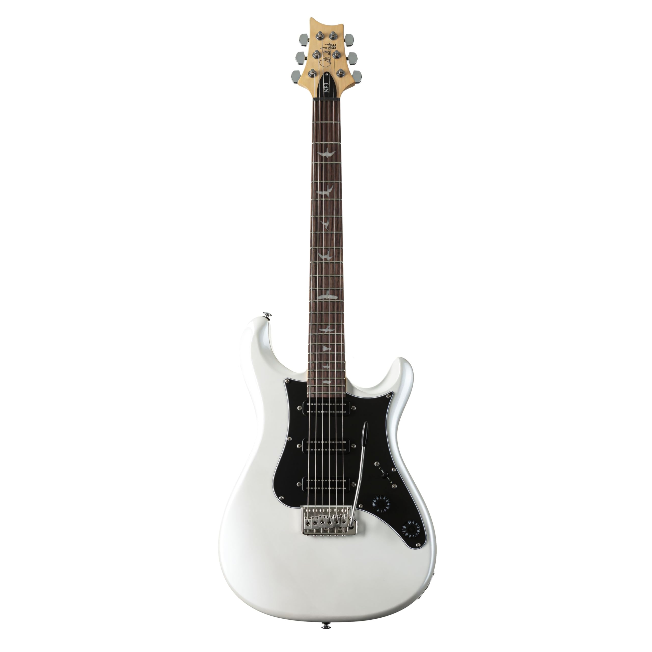 Amazon.com: PRS SE NF3 Rosewood Fretboard, Pearl White with Gig