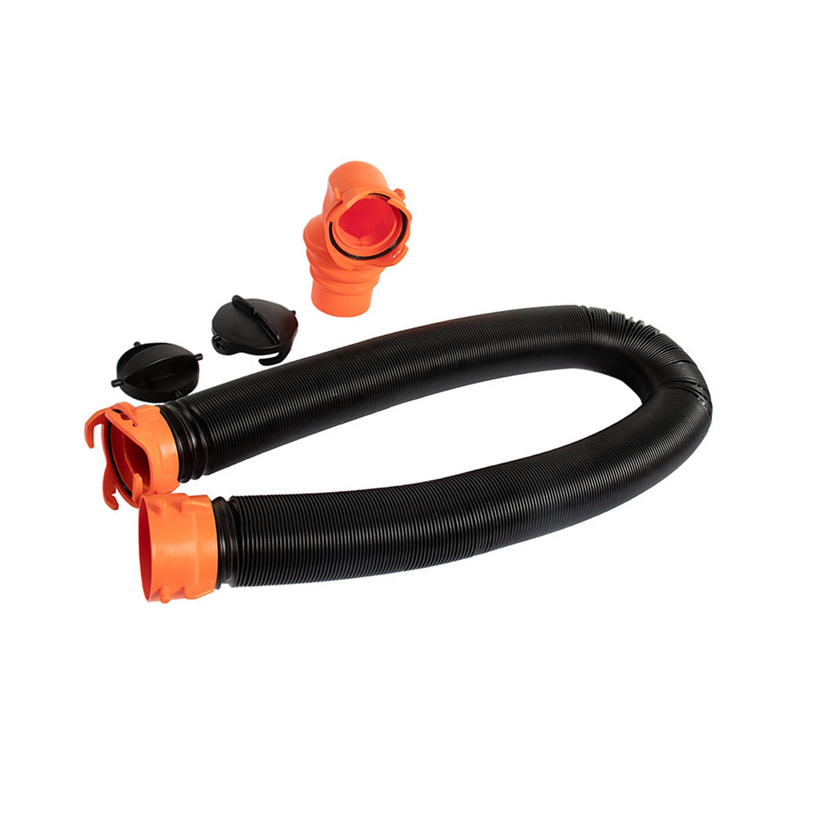 Campers Sanitation Hose Systems Flexible Connection Telescopic Sewage Pipe Drain Tube for Long Distance Travel Telescopic Sewage Pipe