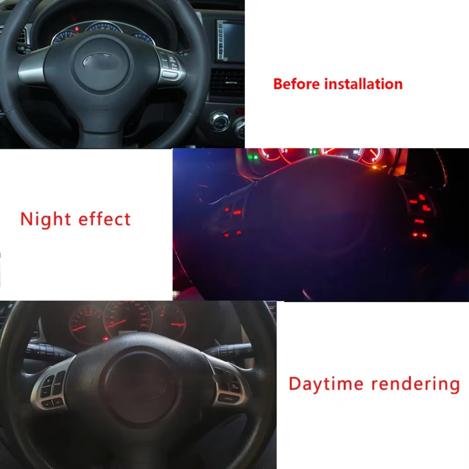 Interruttore Volante Compatibile Con Subaru Per Forester 2011 2012 Interruttore Di Controllo Della Velocità Volante Multifunzione Pulsante Audio Kit Di Accessori Per Auto