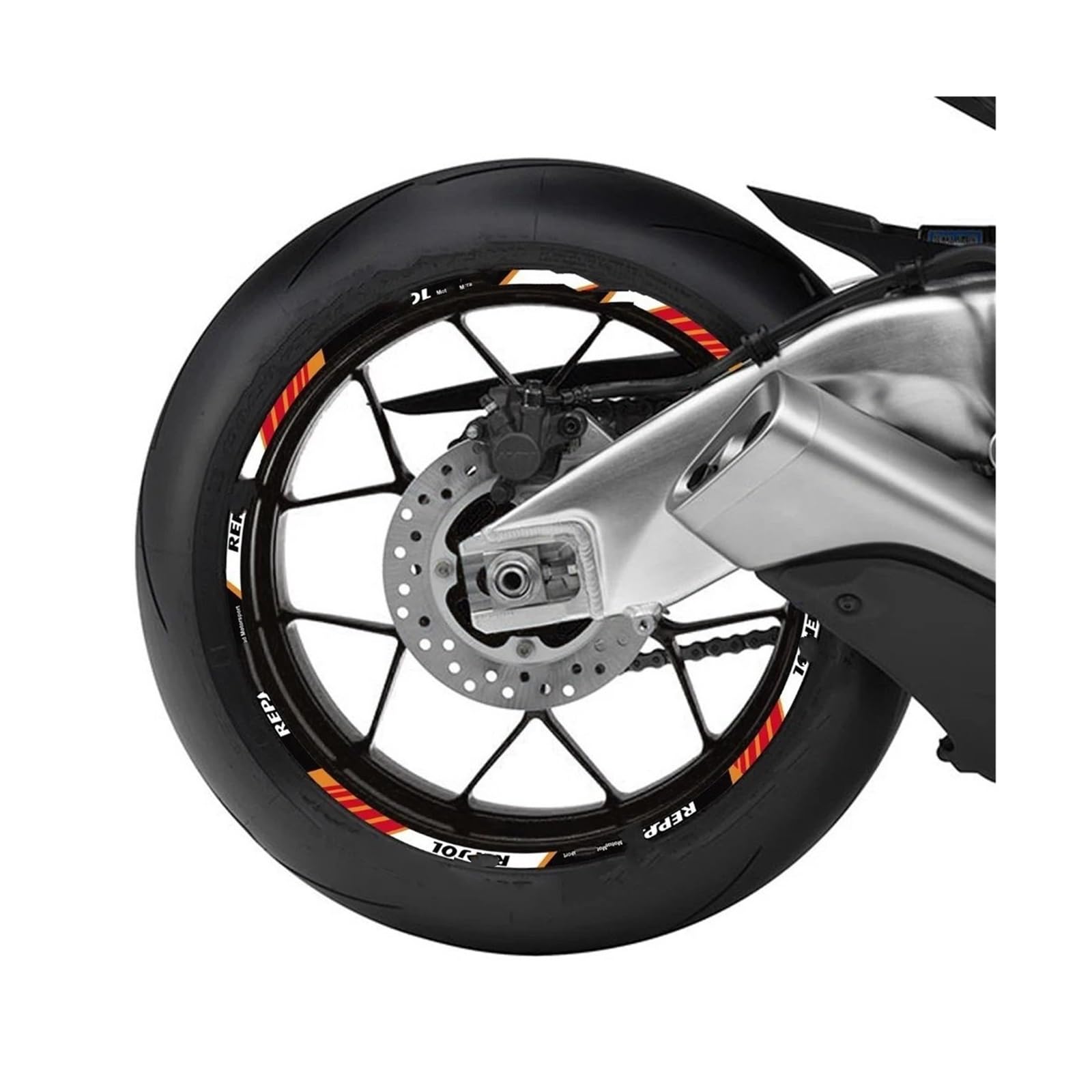 Reflektierende Aufkleber Für Ya&maha Motorrad Rad Aufkleber Reflektierende Felge Streifen Zubehör Abziehbilder Wasserdicht