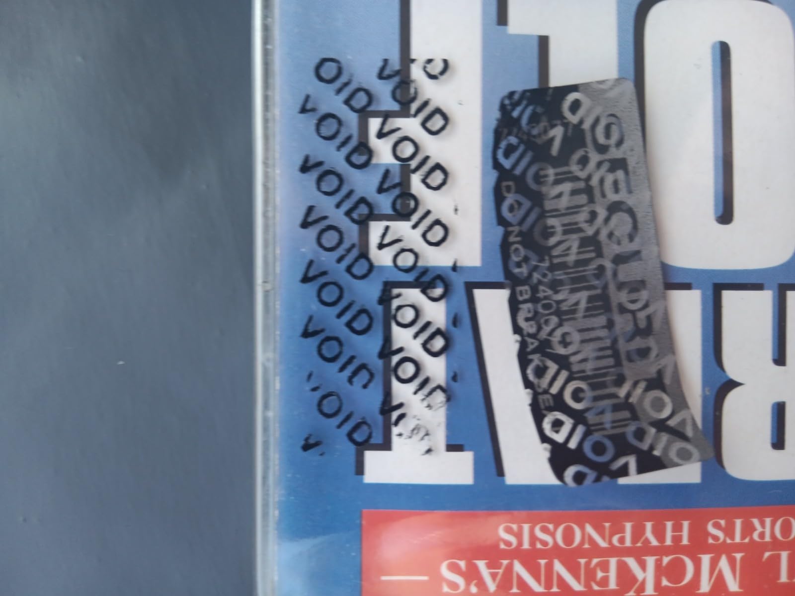 Etichette di sicurezza in due parti adesivi per sigilli neri antimanomissione X 250 numeri di serie unici