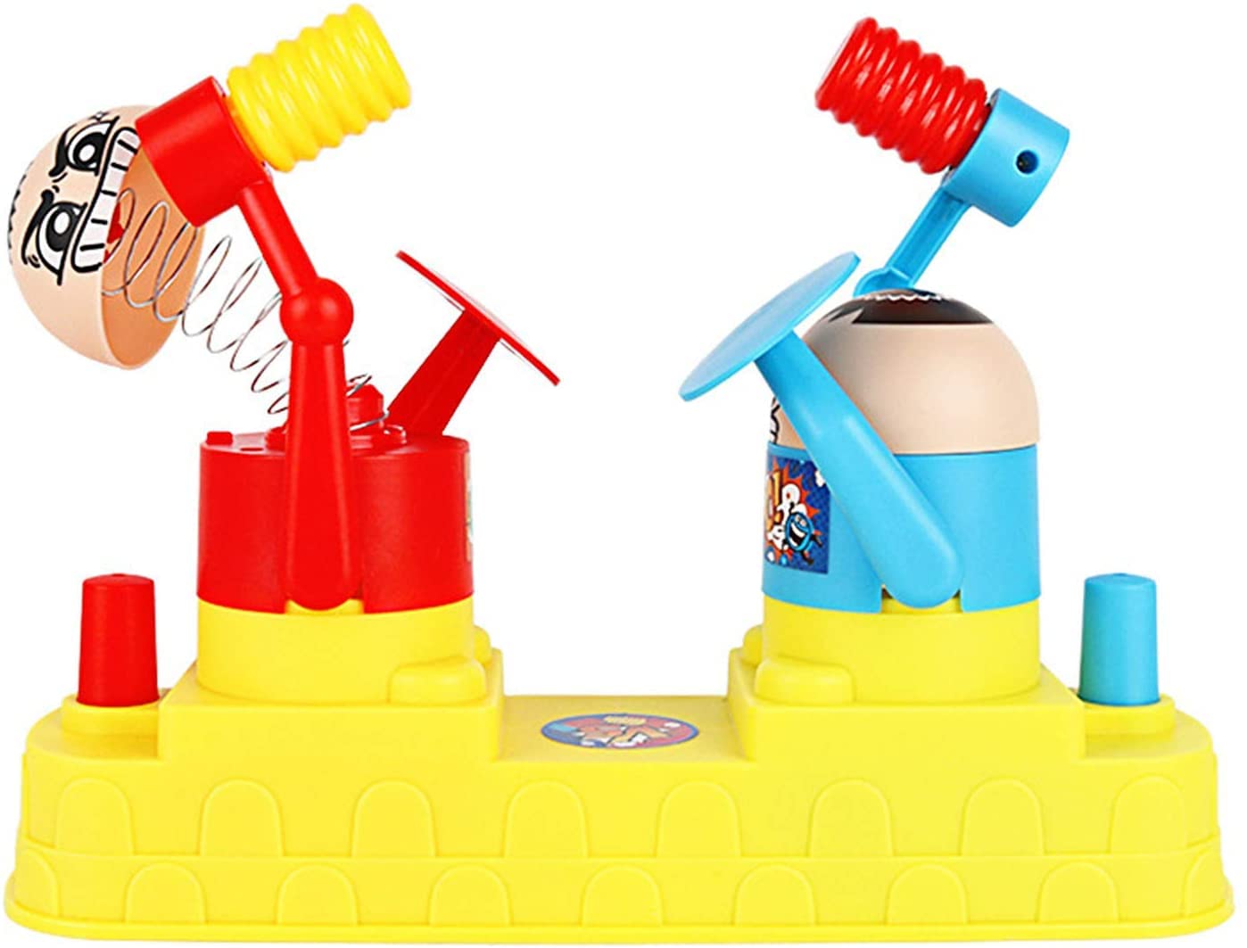 Battle Robot Hammer Toys, Head man Table Games, Colorful Desktop Boxing Toy Pressure Reduction Toy for Kids FunBlast Game