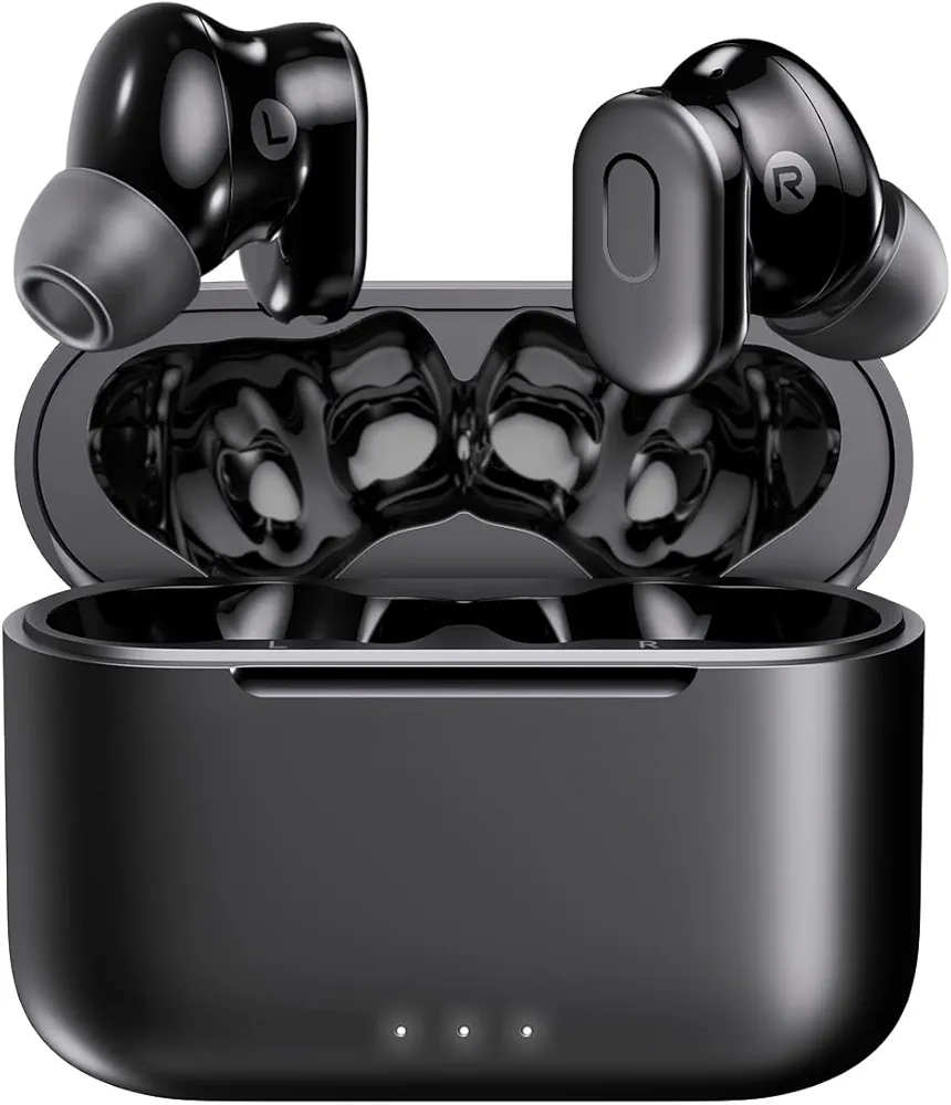 PSIER Wireless Earbuds Active Noise Cancelling Bluetooth 5.3 Earbuds