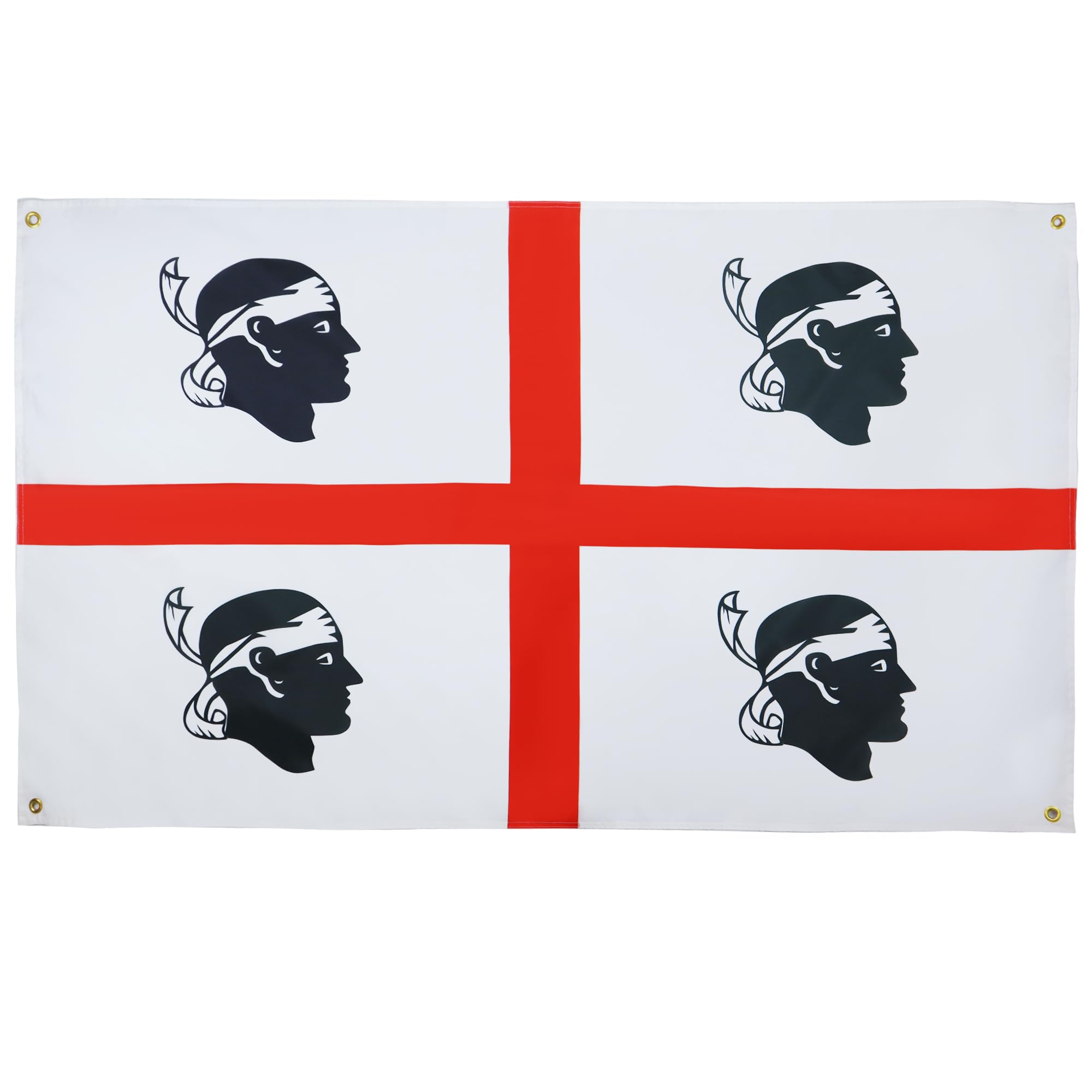 Amazon.com : AZ FLAG Sardinia Flag 150 x 90 cm with 4 Eyelets for
