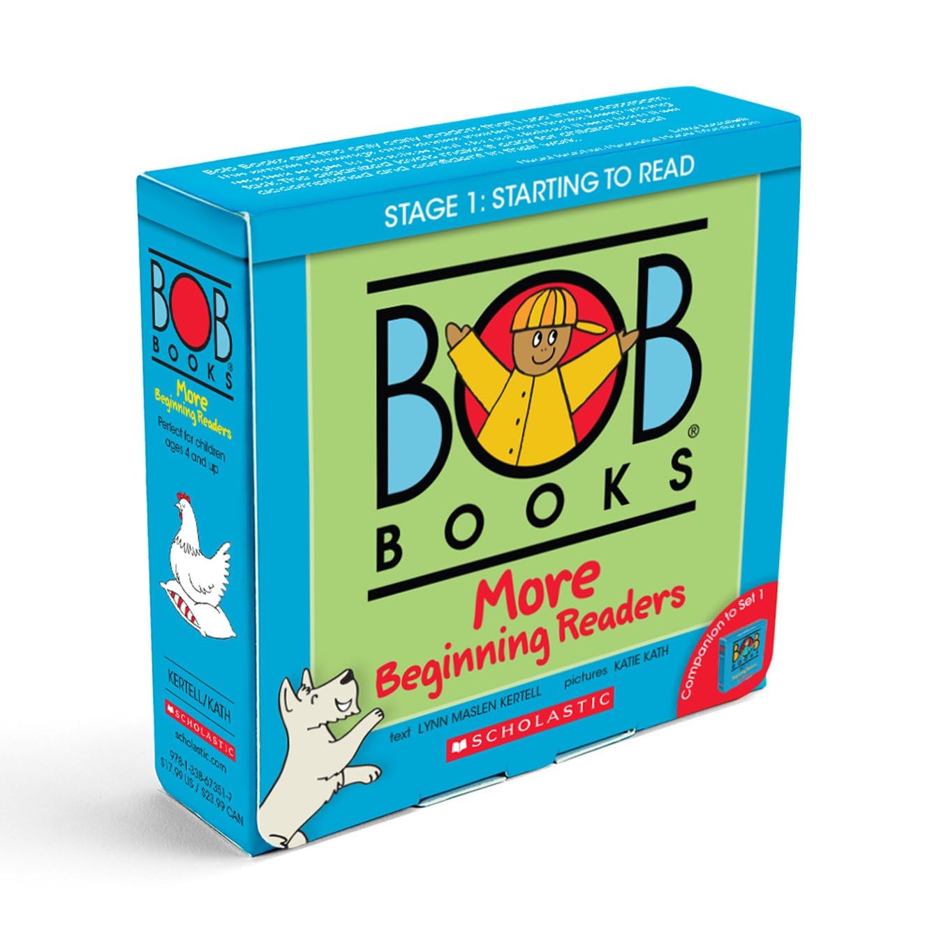 Bob Books - More Beginning Readers Box Set Phonics, Ages 4 and Up, Kindergarten (Stage 1: Starting to Read)