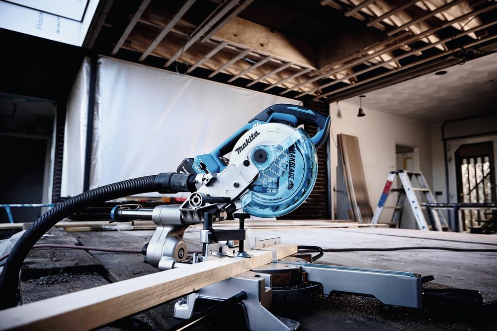Makita DLS714NZ Twin 18V, 36V, Litowo-Jonowa LXT Bezszczotkowa Piła Ukośna 190 mm – Baterie i Ładowarka Nie Są Dołączone