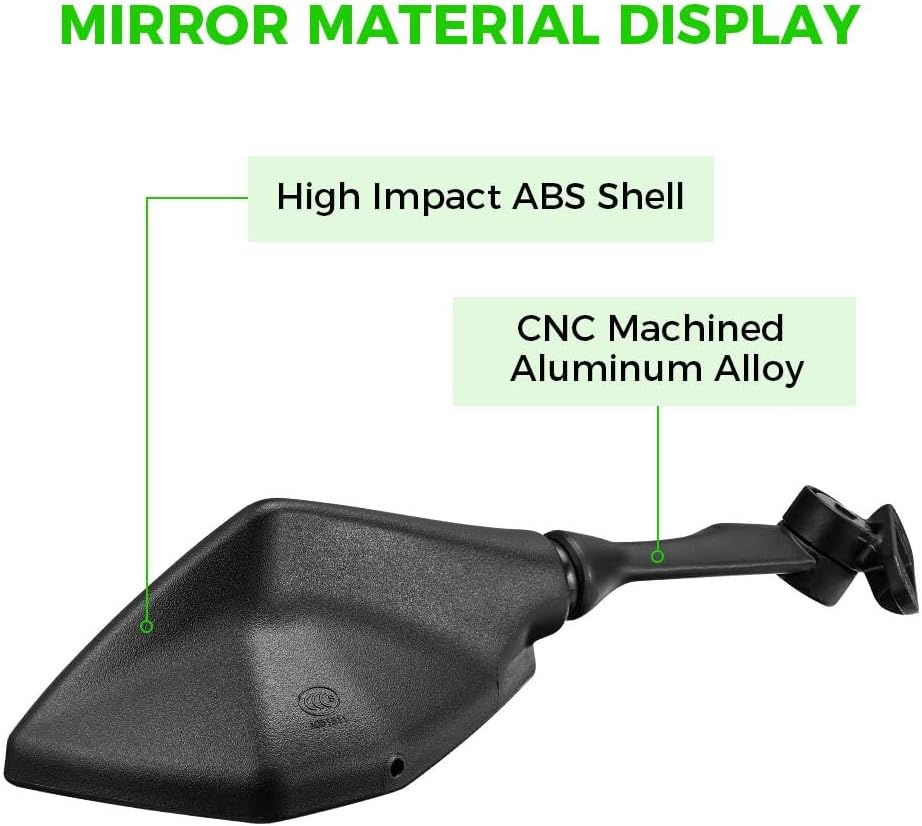 三面鏡写真追加 09-11' ZX636 Mirrors | ABS Fairings