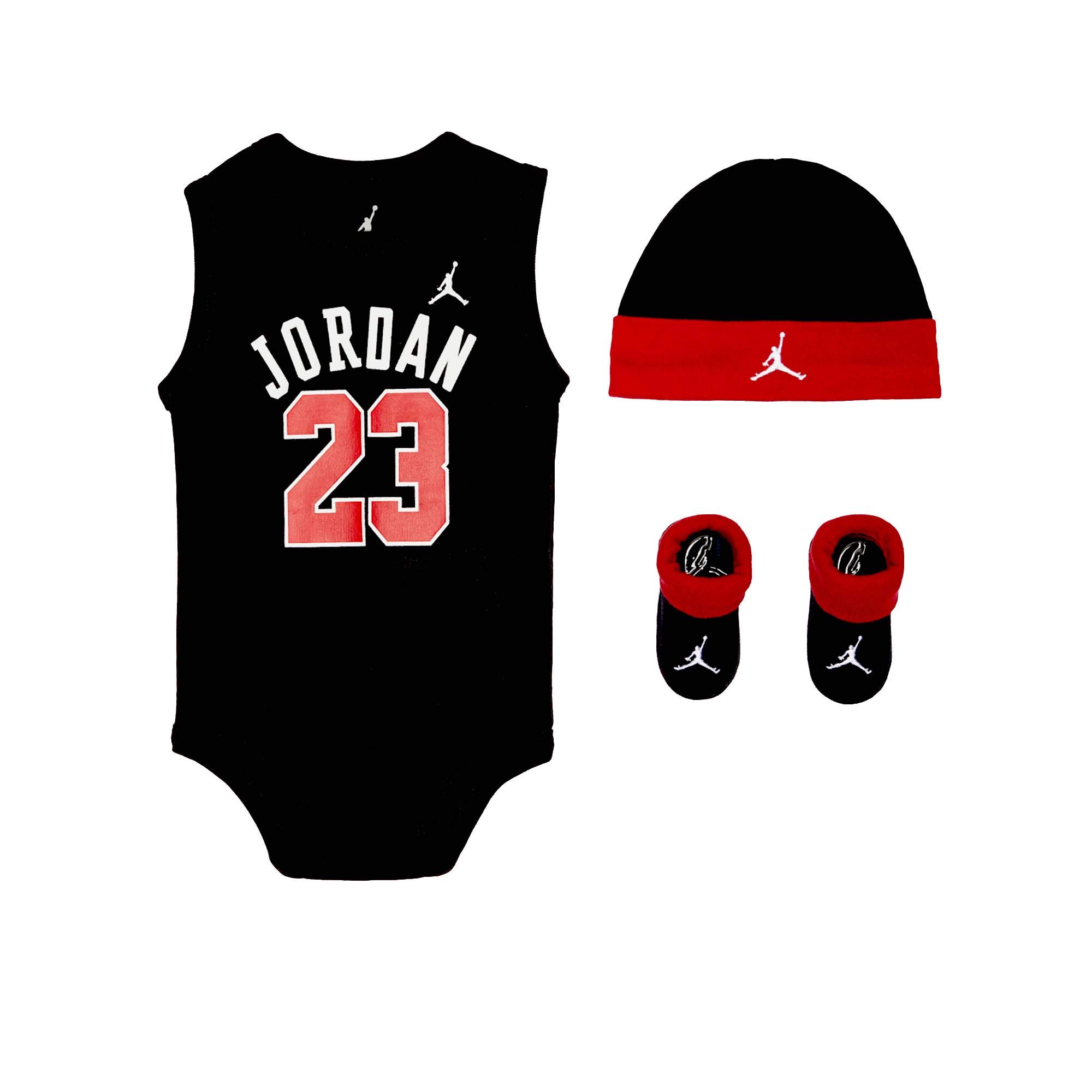 NIKE Unisex Baby 23 Jersey T-Shirt (Pack of 1) 0-6 Monate black