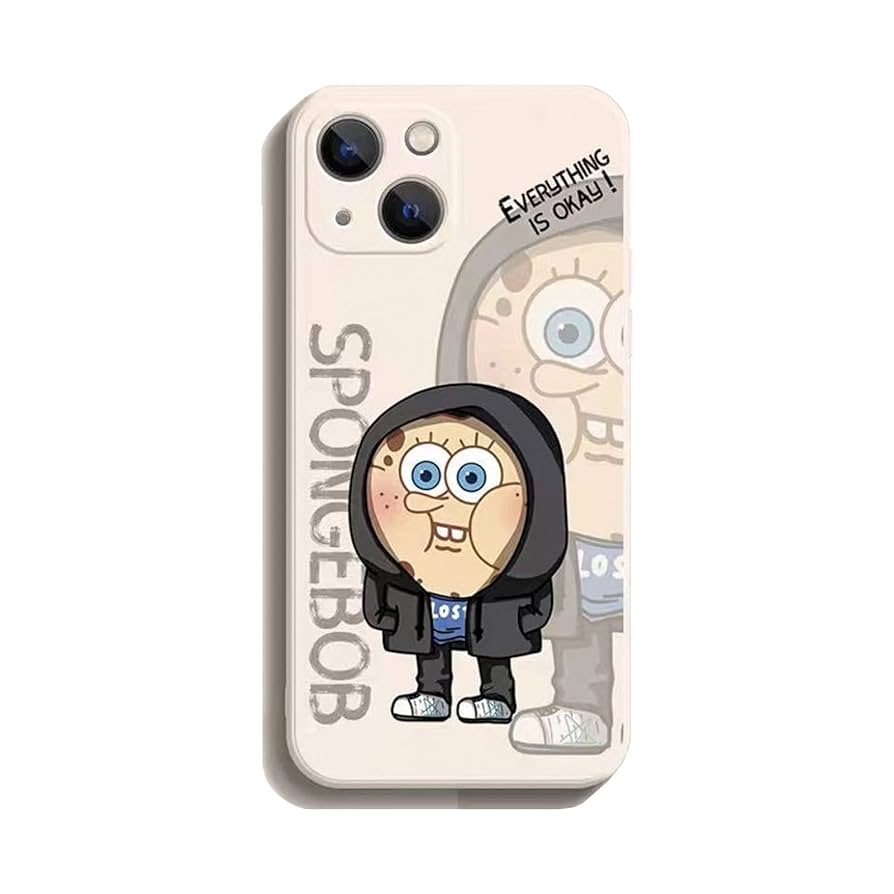 12mini SpongeBobiPhone11pro携帯電話ケースe Amazon.co.jp: iPhone12 Mini 用 ケース スポンジボブ