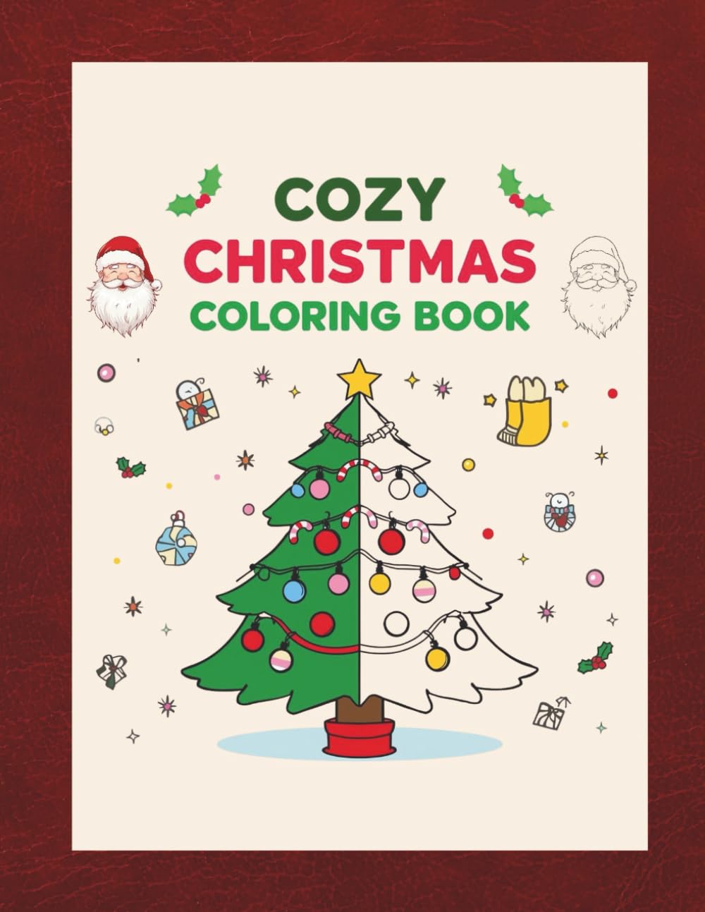 Cozy Christmas Coloring Book