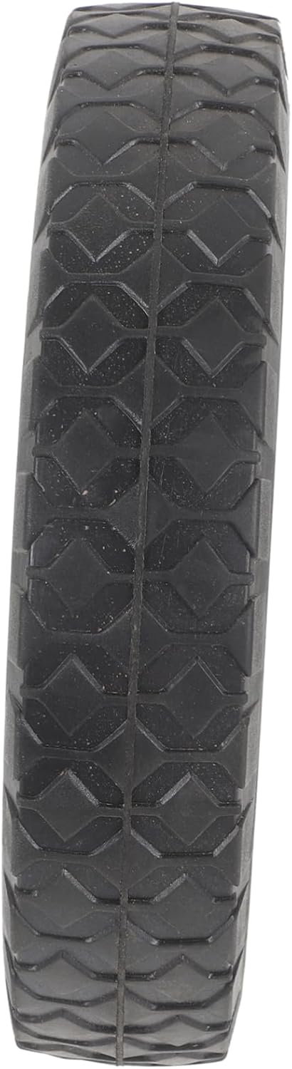 Totority Replacement Garden Cart Wheel Mower Wheel Rubber Material Flexible Rotation for Hand