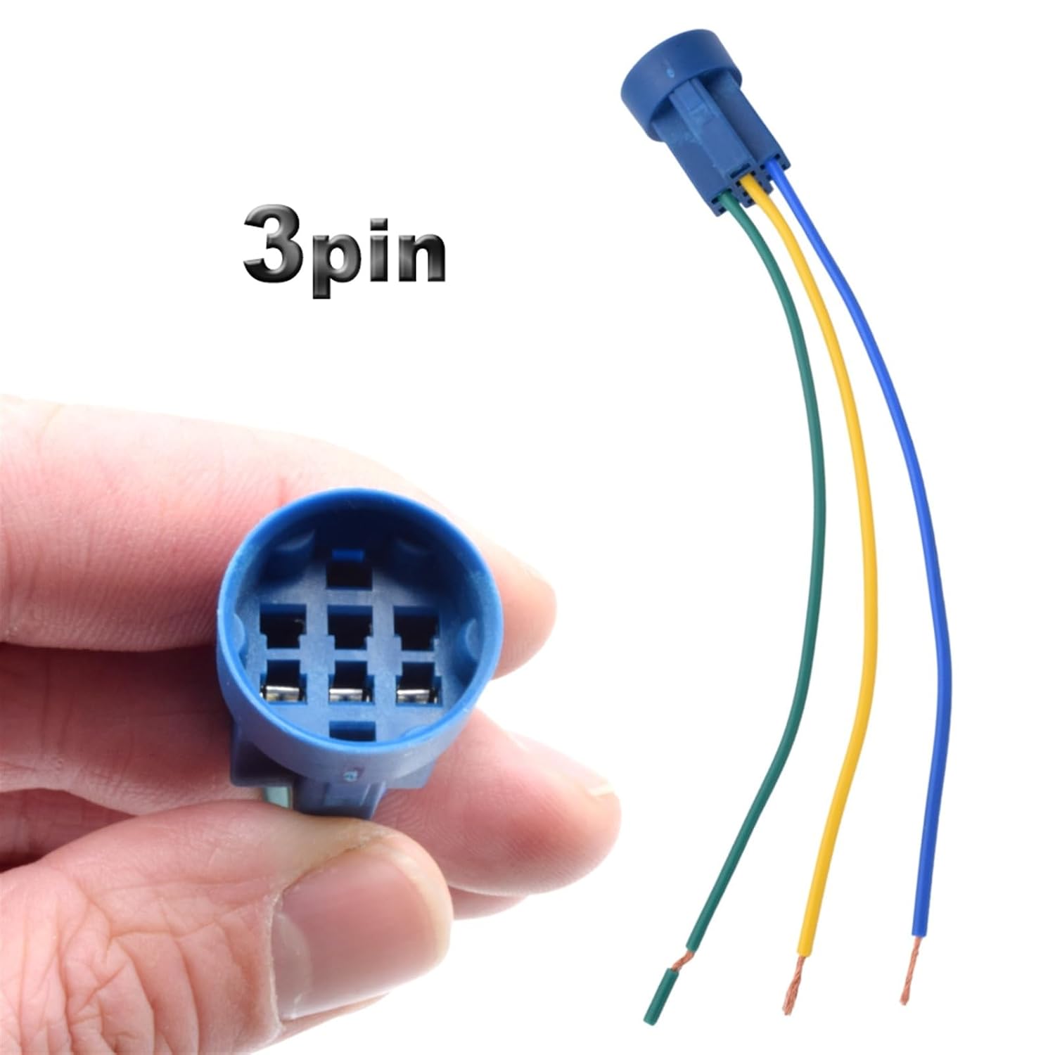 Electrical 3/5/6/8 Wires Socket Harness Connection Cable Quick Button Connector Metal LED Selector Rotary Key Switch 16/19/22mm 1Pcs(3 Wires)