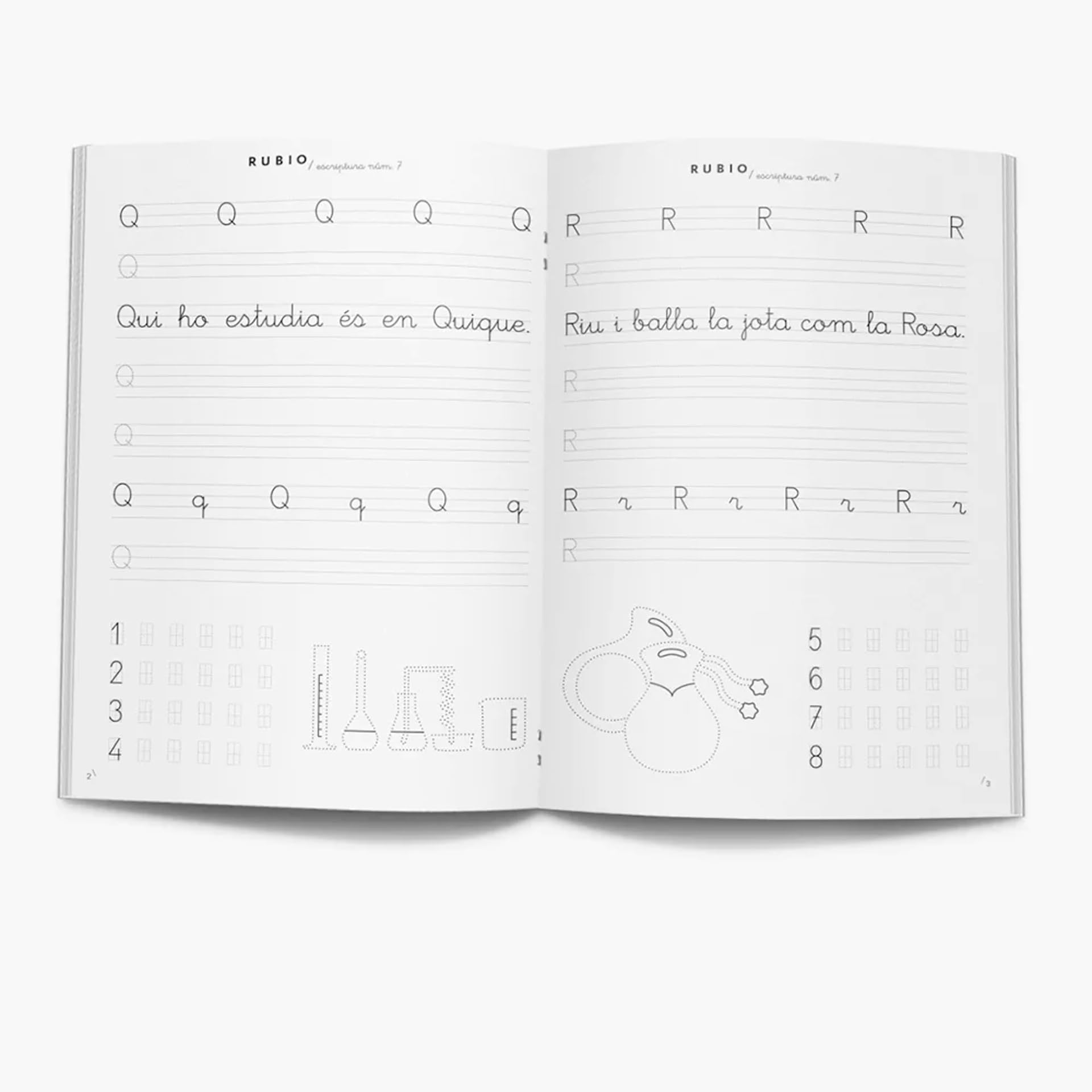 Rubio E-7 CAT - Cuaderno escritura