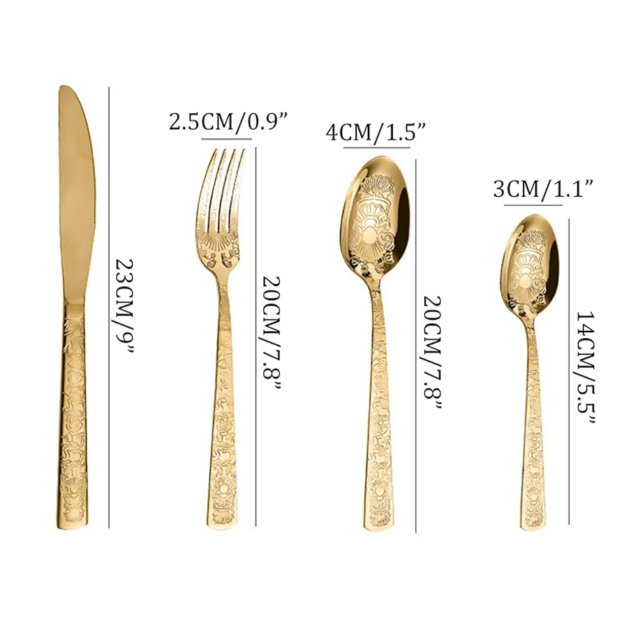 カトラリーセット　金色　Kaffeebesteck 15-tlg カトラリーセット 金色 Kaffeebesteck 15-tlg カトラリーセット