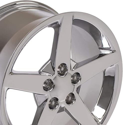 Miniatura 5 de Llanta OE Wheels CV06A 18x9.5 para Corvette C6 Style 5x120.65 Cromo - Hollander 5210 (1)