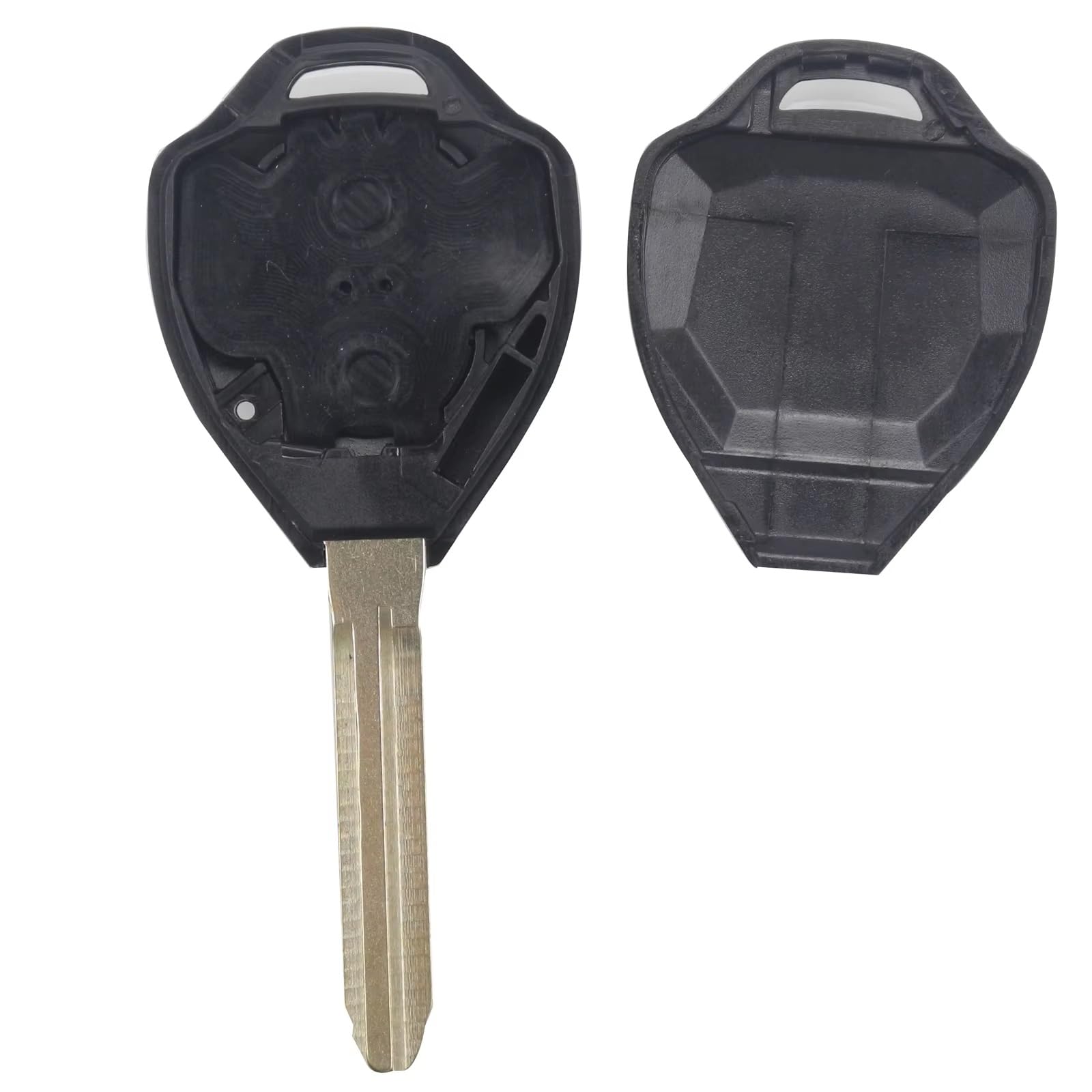 Compatible Con Toyota Para Corolla Para Venza 2007 2008 2009 2010 2011 2012 2 3 Botones Carcasa De Llave Remota Repuesto Sin Cortar(2 Buttons Shell)