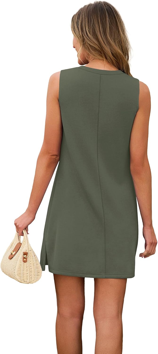 SAMPEEL Dresses for Women 2025 Casual Summer Sundresses Sleeveless Tank Dress Fashion Outfits - Image 5