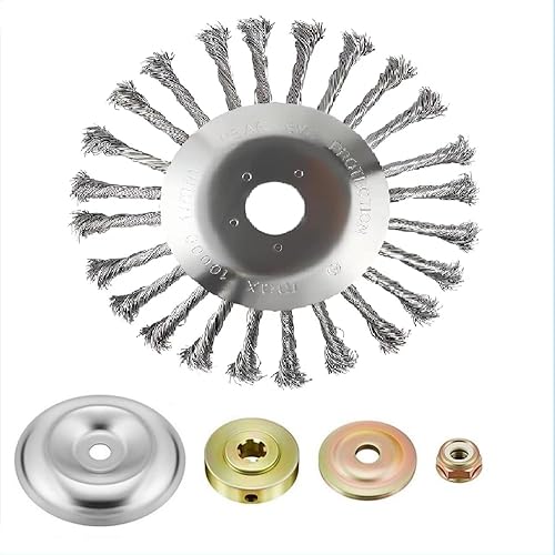 Cabezal de corte de cepillo giratorio de alambre de acero (cabezal de corte de cepillo giratorio de alambre de acero de 8 pulgadas)