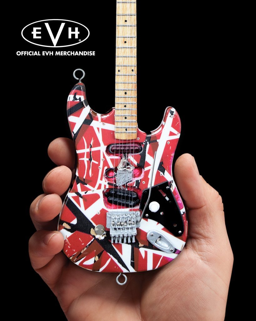 Frankenstein Miniature Replica Guitar - Official EVH Merchandise