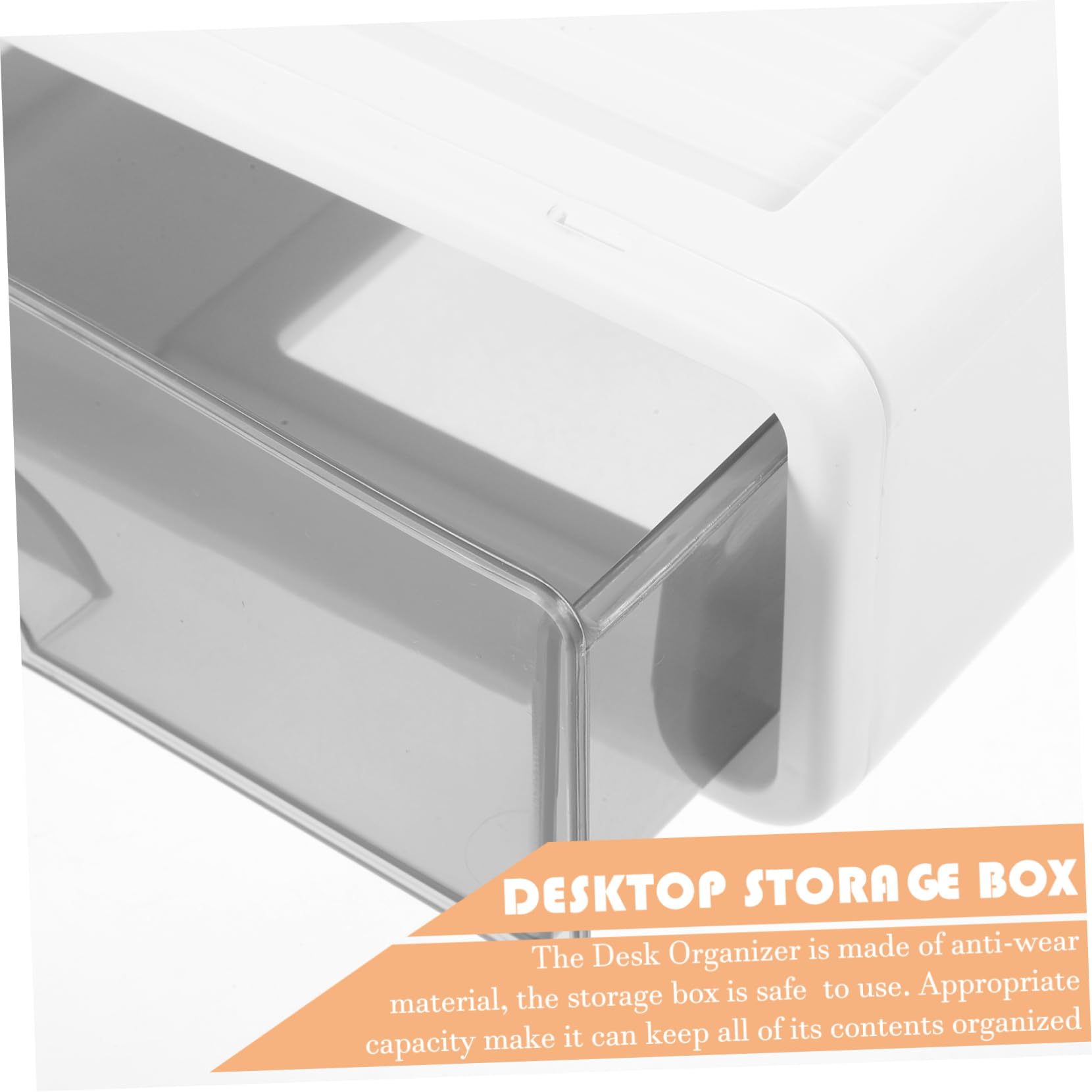 DOITOOL Organizador de Cajones de Plástico Diseño de Cajón Pequeño y Gran Capacidad para Oficina, Caja de Almacenamiento de Escritorio en Pp