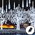 JJGoo Christmas Lights Meteor Shower Rain Lights, 10 Tube 12 inch 240 LEDs Icicle Lights Outdoor Raindrop Lights for Xmas Halloween Wedding Party Tree Holiday Decoration, White