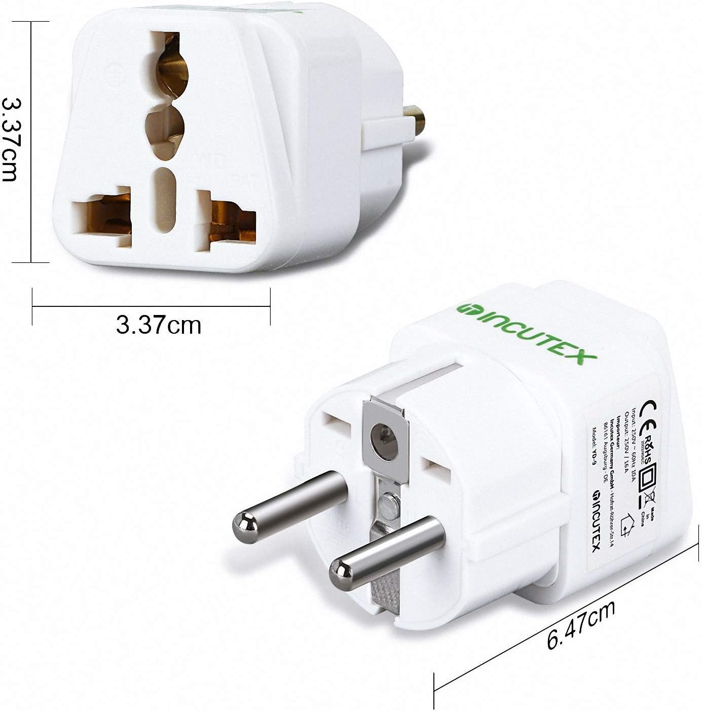adattatore spina per l'italia per piastra per capelli