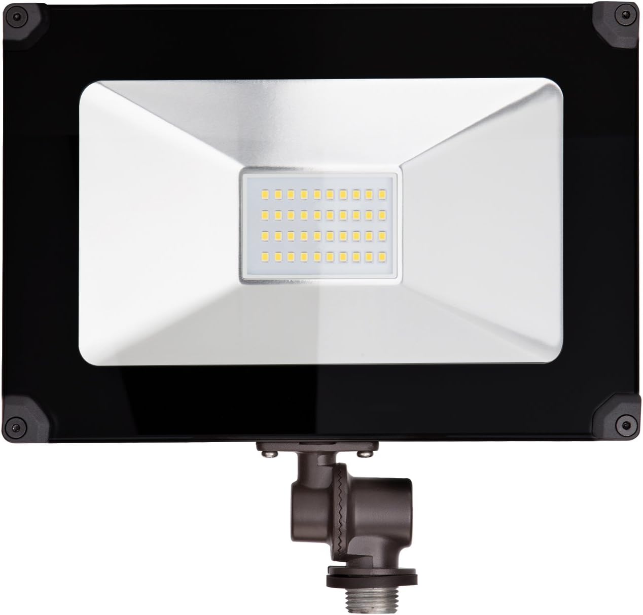 30W LED Flood Light with Knuckle Mount Super Slim SMD Outdoor [3000lm] Security Lights UL Listed(4000K)