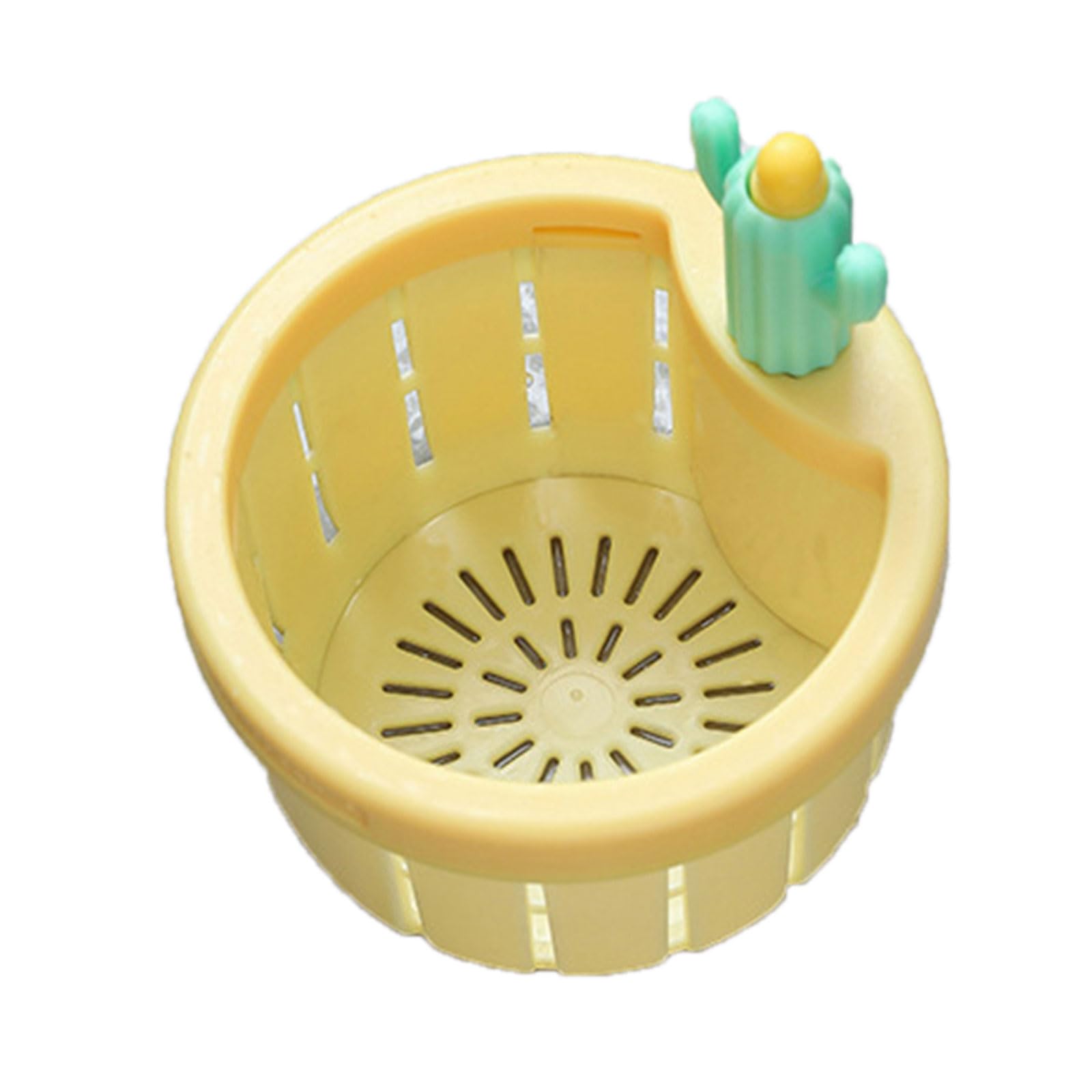 Cactus Kitchen Sink Basket with Auto Dump Function ABS Strainer Space Saving Cactus Sink Drain Filter Strainer