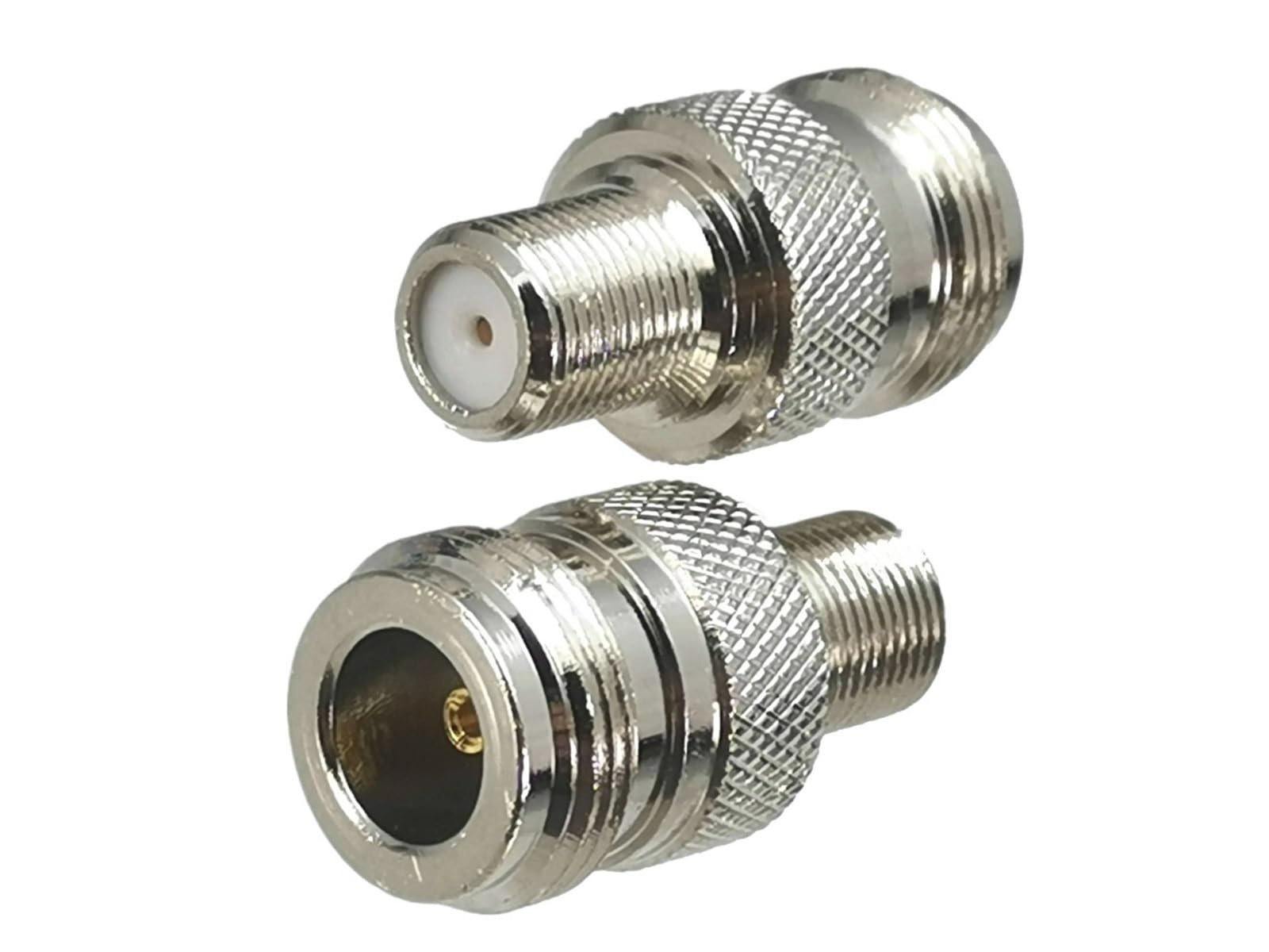 Kit adattatore coassiale da N a F Adattatore coassiale for antenna da femmina F a maschio N for cavo di prolunga antenna(N F to F F)